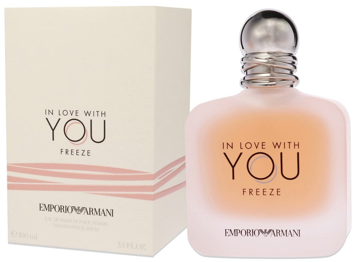 EMPORIO ARMANI "IN LOVE WITH YOU FREEZE" 3.4 OZ EDT POUR FEMME