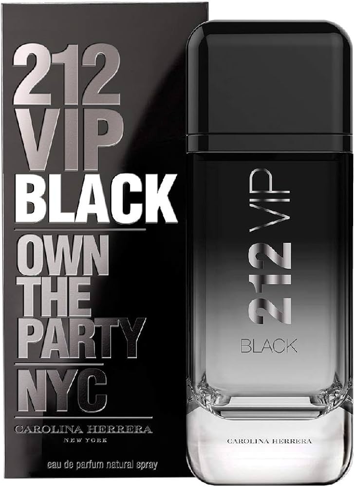 CAROLINA HERRERA "212 VIP BLACK" 6.7 OZ EDT SPR MEN