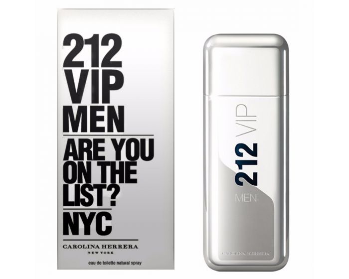 CAROLINA HERRERA "212 VIP"  3.4OZ EDT SPR MEN