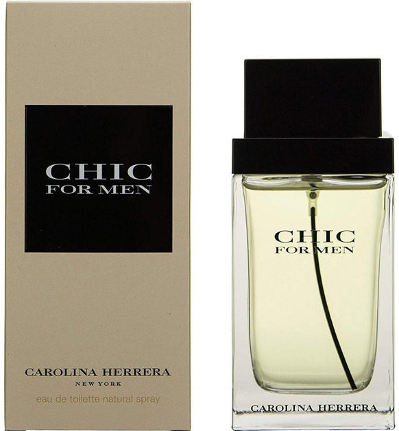 CAROLINA HERRERA "CHIC" 3.4OZ EDT SPR MEN