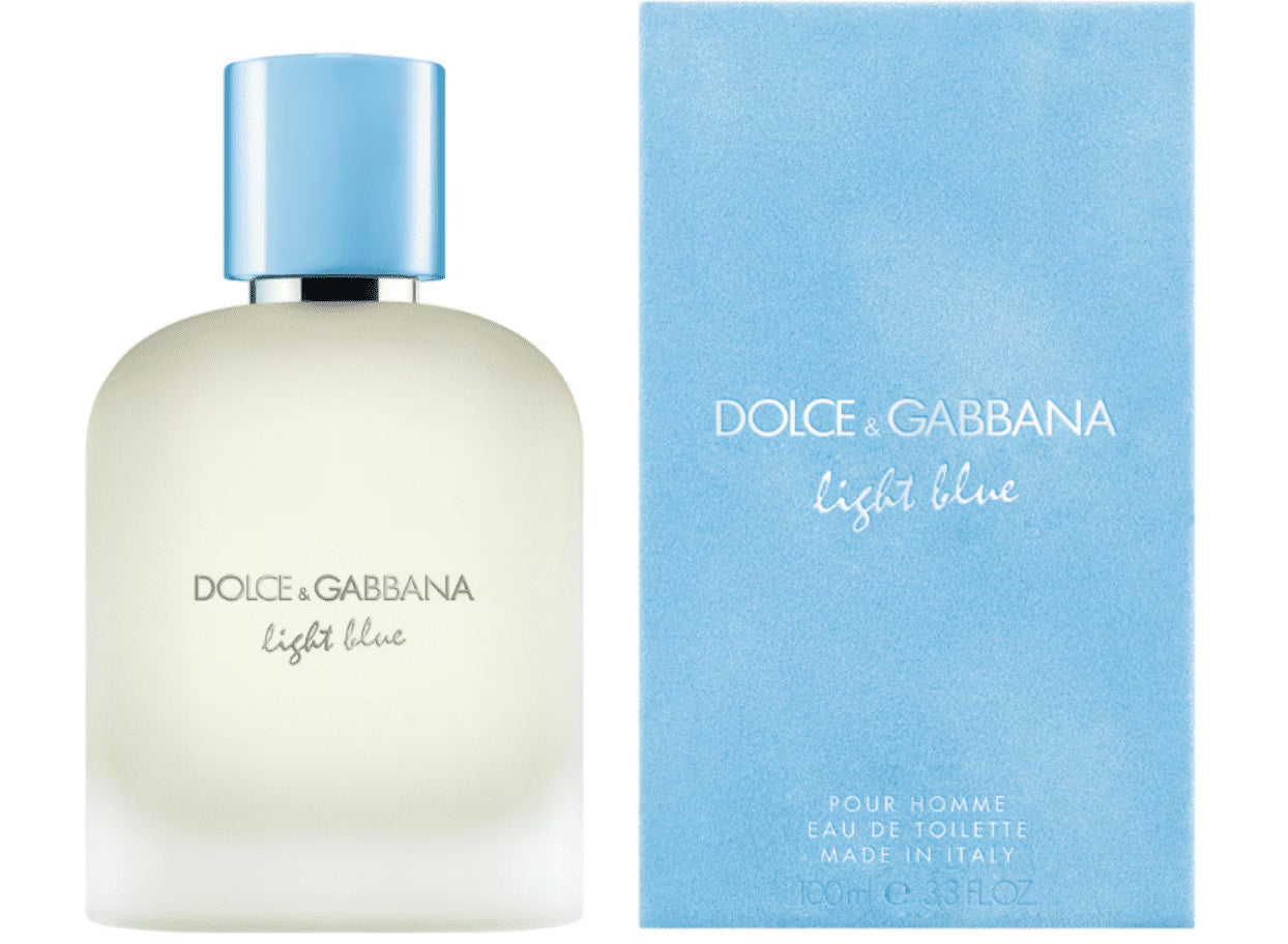 D&G "LIGHT BLUE MEN" 3.4 OZ EDT SPR MEN