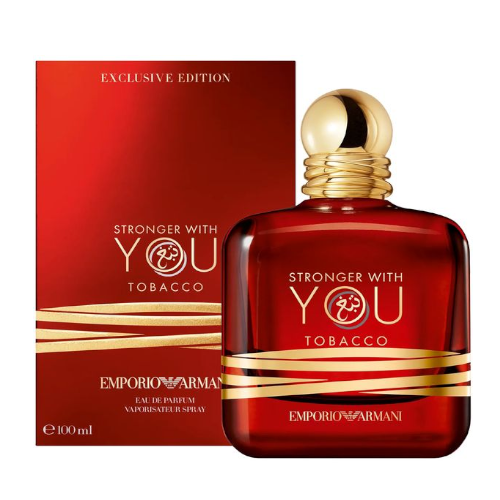 EMPORIO ARMANI "STRONGER WITH YOU TOBACCO" 3.4 OZ EDP POUR HOMME