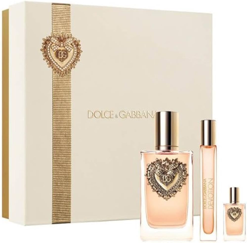 GIFT SET - D&G "DEVOTION" 3.4 OZ EDP WOMEN 3 PCS