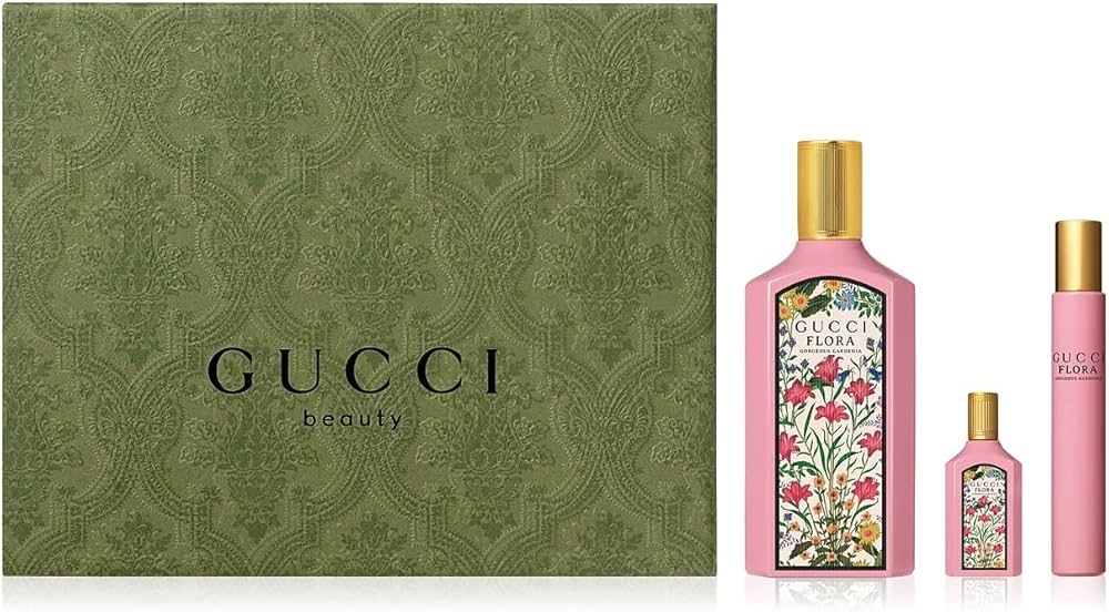 GIFT SET - GUCCI "GORGEOUS GARDENIA" 3.0OZ EDP "3PCS SET