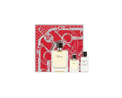 GIFT SET - HERMES "TERRE D'HERMES" 3.4OZ   "3PCS" MEN #HARDBOX