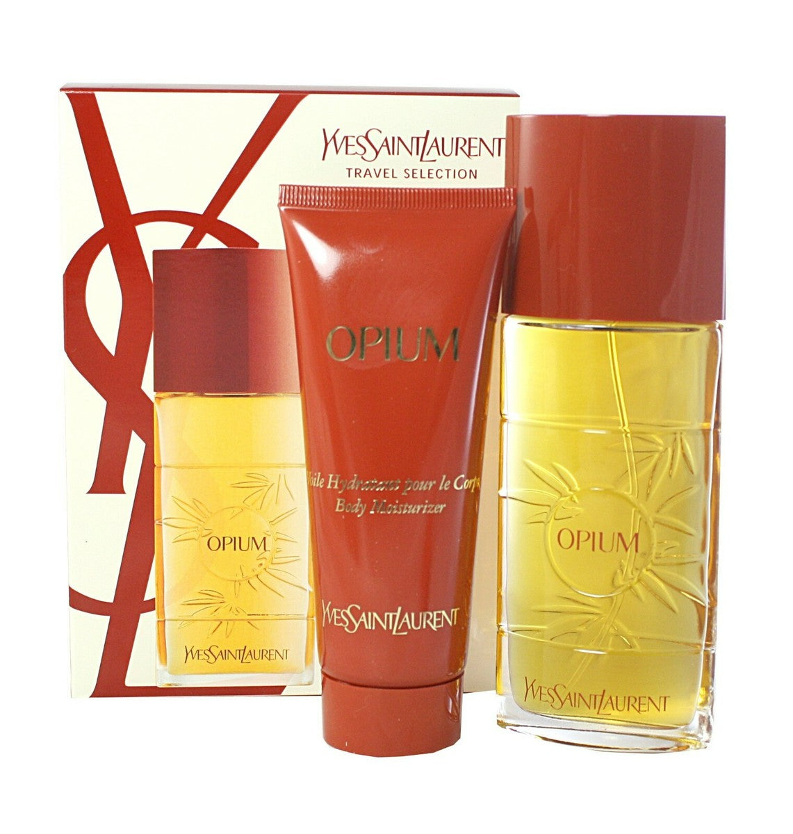 GIFT SET - OPIUM 3OZ EDT SPR + 6.6OZ BODY MOISTURIZER -WOMEN