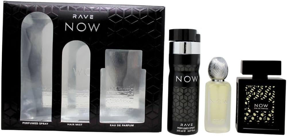 GIFT SET - RAVE "NOW" 3.4 OZ MEN