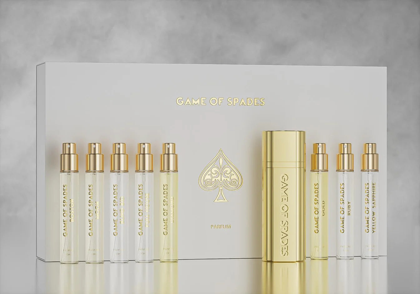 GIFT SET GAME OF SPADES COFFRET II 9PCS 10ML WITH METAL CASE