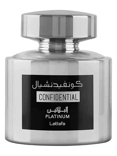 LATTAFA "CONFIDENTIAL PLATINUM" 3.4 OZ
