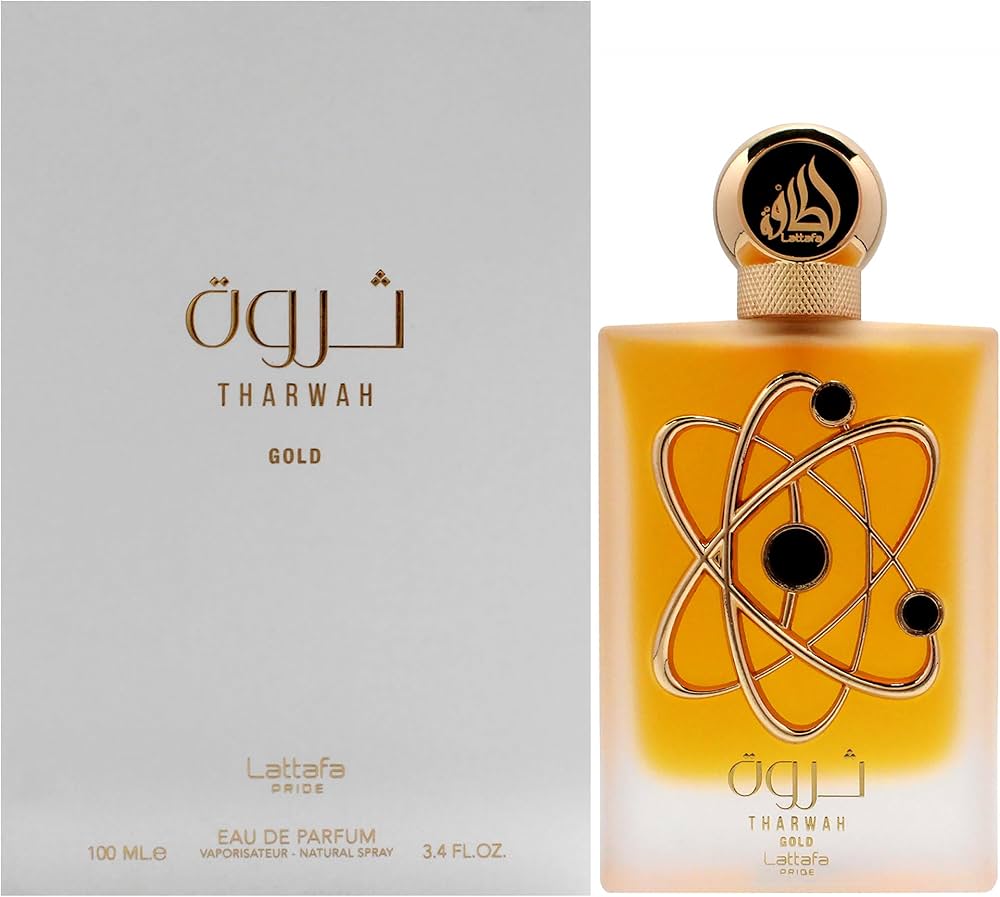 LATTAFA " THARWAH GOLD" 3.4OZ EDP SPR